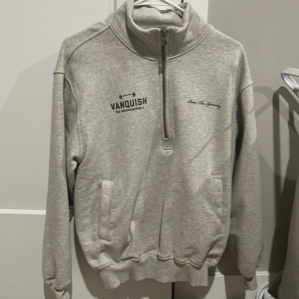 Vanquish Fitness The Unconquerable Quarter Zip Sweater